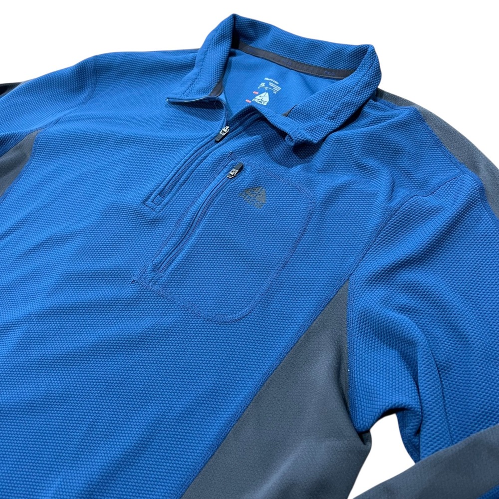 Nike ACG Mens XL Blue‎ Gray 1/4 Zip Pullover Dri-Fit Performance Shirt